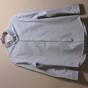 Taylor Stitch "The Jack" in Navy University Stripe Everyday Oxford - Medium